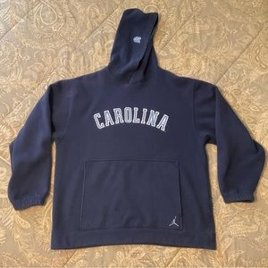 EUC Jordan UNC Carolina Tar Heels Hoodie Mens Sz M